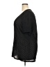 Jaipur Black Short Sleeve Blouse Size 2X - photo 5