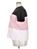 Unbranded Color Block Pink Short Sleeve Top Size XXL (estimated) - photo 5