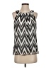 Iz Byer Silver Sleeveless Blouse Size S - photo 1