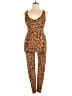 LiCi Fit Animal Print Orange Jumpsuit Size XXL - photo 1