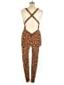 LiCi Fit Animal Print Orange Jumpsuit Size XXL - photo 2
