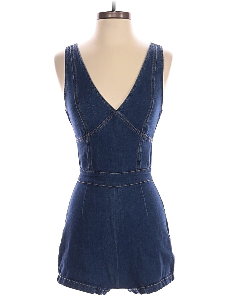 Pre-owned Iris Romper In Blue