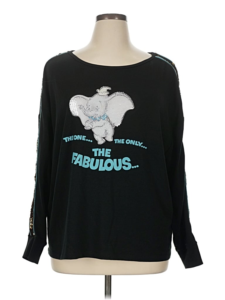 Pre-owned Disney Parks Pullover Sweater In Black