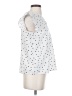 Shein Polka Dots White Sleeveless T-Shirt Size 4 - photo 4