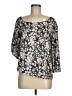 Peyton Jensen 100% Polyester Gray 3/4 Sleeve Blouse Size M - photo 1
