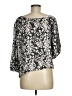 Peyton Jensen 100% Polyester Gray 3/4 Sleeve Blouse Size M - photo 2