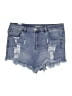 Almost Famous Blue Denim Shorts Size 13 - photo 1
