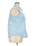 Unbranded 100% Polyester Blue Sleeveless Blouse Size XXL - photo 4