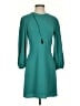 Tibi Solid Teal Casual Dress Size 2 - photo 1