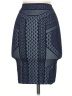 BCBGMAXAZRIA Graphic Blue Casual Skirt Size S - photo 2