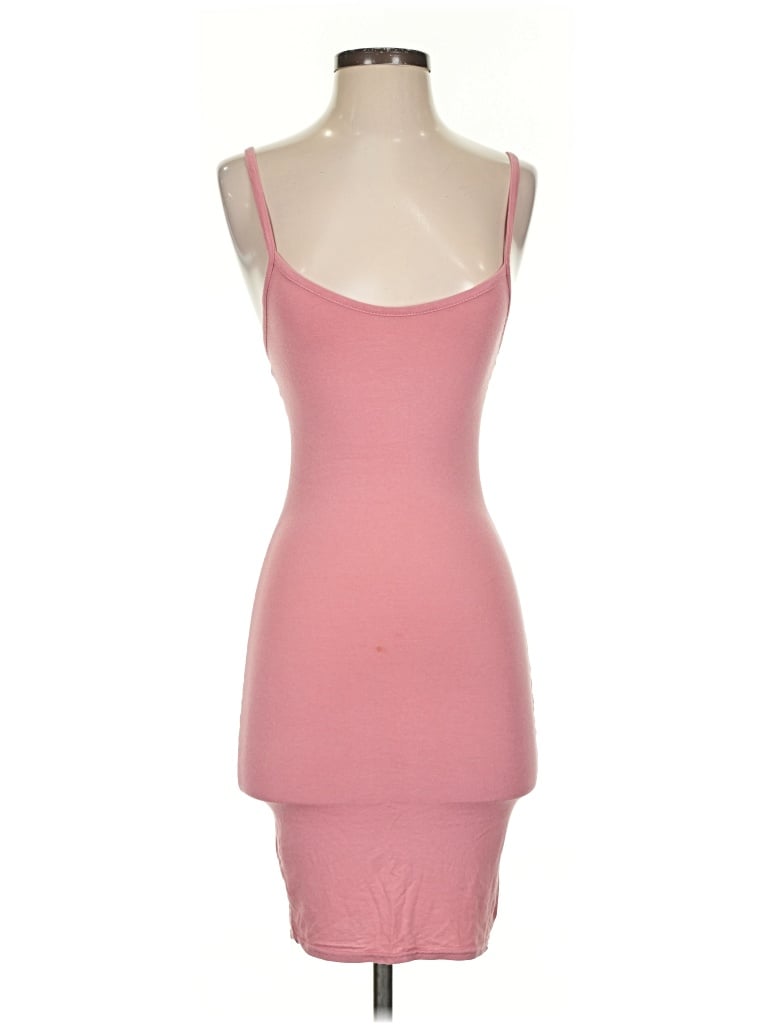 Boohoo Cocktail Dress: Pink Solid Pattern Dresses - Size 2