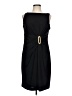 AK Anne Klein Solid Black Cocktail Dress Size L - photo 1