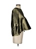BCBGMAXAZRIA Metallic Green Gold 3/4 Sleeve Blouse Size XS - photo 4