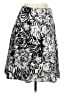 First Option 100% Polyester Print Black Formal Skirt Size 10 - photo 1