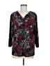 Unbranded Burgundy 3/4 Sleeve Blouse Size M (estimated) - photo 1