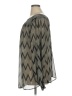Bellatrix 100% Polyester Chevron-herringbone Silver Long Sleeve Blouse Size 1X - photo 5