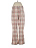 RVCA Plaid Red Ivory Casual Pants Size 27 waist - photo 2