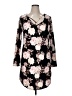 Just Be... Floral Black Casual Dress Size XL - photo 1