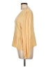 SO 100% Rayon Yellow Long Sleeve Henley Size L - photo 5