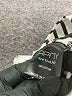 A.P.N.Y. 100% Cotton Stripes Black Silver Long Sleeve Blouse Size L - photo 8