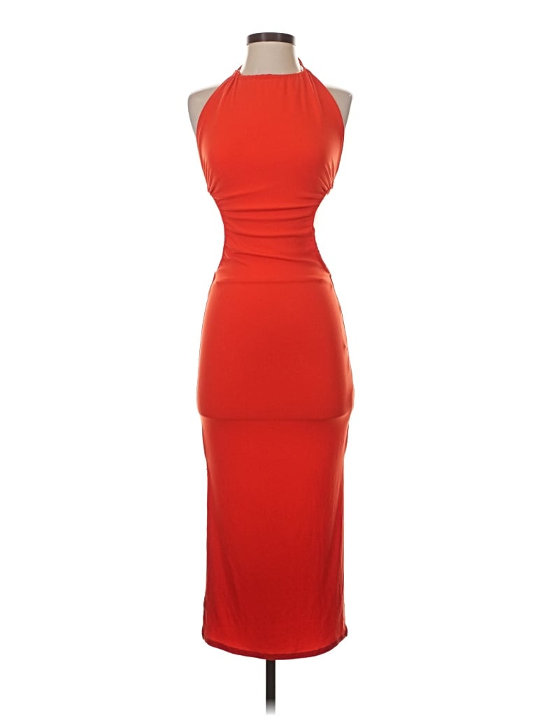 Pre-owned Bershka Cocktail Dress In Orange