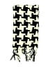 Acne Studios Houndstooth Ivory Black Vadik Houndstooth Scarf One size - photo 2