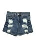 Almost Famous Blue Denim Shorts Size 1 - photo 1