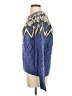 Lucky Brand Chevron-herringbone Blue Pullover Sweater Size S - photo 5