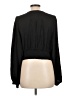 Maison d' Amelie 100% Polyester Black Long Sleeve Blouse Size L - photo 2
