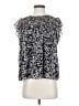 Banana Republic 100% Polyester Black Short Sleeve Blouse Size S - photo 1