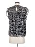 Banana Republic 100% Polyester Black Short Sleeve Blouse Size S - photo 2