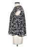 Banana Republic 100% Polyester Black Short Sleeve Blouse Size S - photo 5