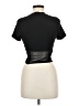 Love J Black Short Sleeve Top Size M - photo 2