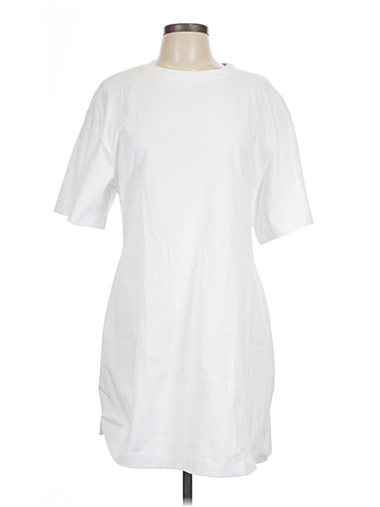 Pre-owned H&m Casual Dress In White