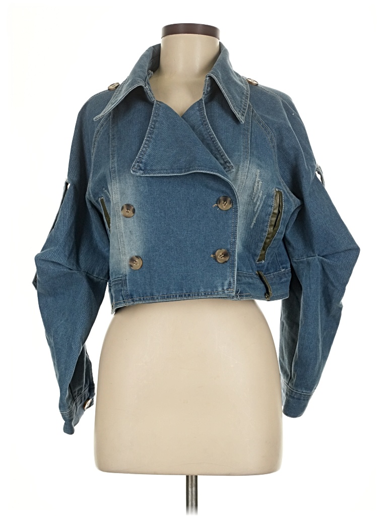 Pre-owned Assorted Brands Denim Jacket In Blue