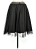 Massimo Dutti 100% Polyester Solid Black Formal Skirt Size M - photo 2