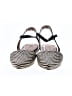 Lucky Brand Stripes Black Brown Flats Size 10 - photo 2