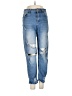 Jeans Hearts Blue Jeans Size S - photo 1