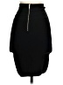 Bebe Solid Black Formal Skirt Size S - photo 2