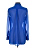 Harper and Gray 100% Polyester Blue Long Sleeve Blouse Size S - photo 2