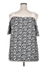 Shein Curve Blue Short Sleeve Top Size 18 Plus (3) - photo 2