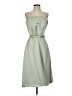 Alfred Angelo 100% Polyester Solid Green Cocktail Dress Size S (estimated) - photo 1