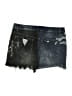 CAbi Color Block Blue Denim Shorts Size 10 - photo 2