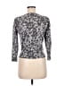 Pure Collection Print Gray Cardigan Size 6 - photo 2