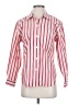 Talbots 100% Cotton Stripes Red Long Sleeve Button-Down Shirt Size S - photo 1