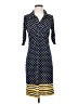 Mlle Gabrielle Polka Dots Blue Casual Dress Size S - photo 1