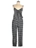 Express Houndstooth Gray Jumpsuit Size 6 - photo 1