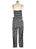 Express Houndstooth Gray Jumpsuit Size 6 - photo 2