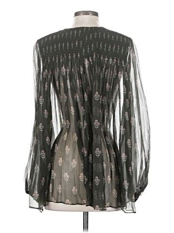 Zimmermann Long Sleeve Silk Top (view 2)