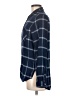 Vanilla Star Plaid Blue Long Sleeve Button-Down Shirt Size M - photo 5